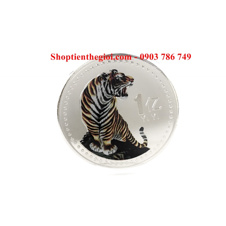 Xu hình Con Cọp Bạc 1 Yi Trung Quốc in màu - SP005328